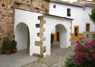 Caceres juderia Ermita saint Antonio in Spain Jewish quarter hermitage