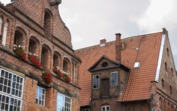 The Hanseatic city of Lüneburg, made rich by its salt, blends brick Gothic with brick Renaissance.