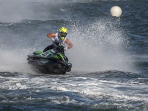 Olbia, Italy - September 16 - 20192 Aquabike world Championship gran prix of Italy
