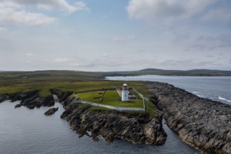 A St. John's Point and the lighthouse in Donegal Bay in the northwest of Ireland