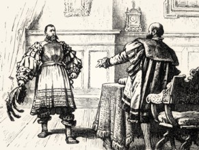 ACT III, SCENE VII, Two Imperialist Troopers meeting Götz, Scene from Götz von Berlichingen by