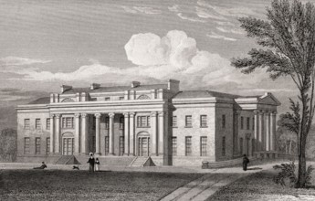Balbirnie House, Glenrothes, central Fife, Scotland, 19th century, from Modern Athens by Th. H.