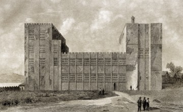 Schloss Kenilworth, Warwickshire, England, 17. Jahrhundert