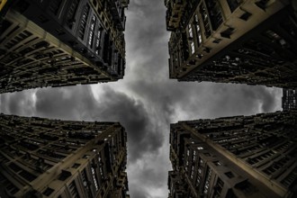 Hong Kong Huge Meeting Housing. Shooting Location: Hong Kong Special Administrative Region