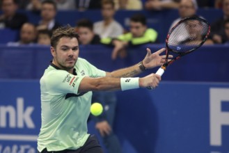 Sofia, Bulgaria - February 8, 2018: Stan Wawrinka (pictured) from Switzerland plays against Martin