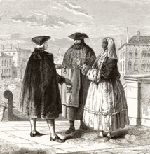 The lessor of the theatre lodges in Venice, 18th century