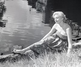 Anita Ekberg. Born 29 September 1931, died 11 January 2015. Swedish actress. When the picture is