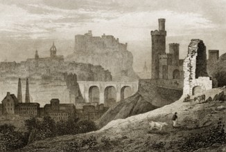 Edinburgh, Schottland, UK, 19. Jahrhundert