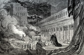 Solomon dedicates the First Temple at Jerusalem, Old Testament, Hebrew Tanakh