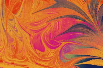 Creative ebru art background abstract pint. Marbling texture pattern