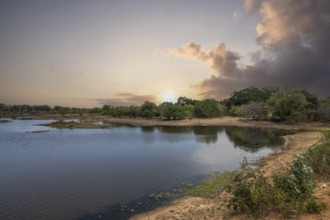 The oldest nature reserve in a fantastic landscape. Natural surroundings in the morning at sunrise.
