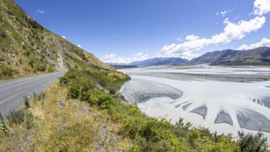 An image of a beautiful landscape in the south part of New Zealand