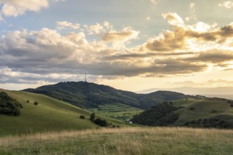 An image of a evening landscape scenery in Breisgau Germany