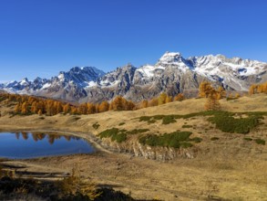 Autumn landscape in Alpe Devero