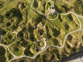 Ranger monument, Pointe du Hoc memorial, Omaha Beach, Lower Normandy, France, Europe
