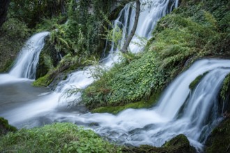 Trillo waterfall, La Alcarria, Guadalajara, Spain, Europe