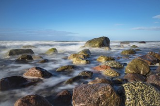 Stones on the coast of the Baltic Sea