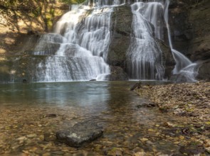 Starzel waterfall near Jungingen, Swabian Alb