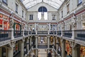 Historic shopping arcade Passage Pommeraye in the Graslin neighbourhood, Nantes, Loire-Atlantique