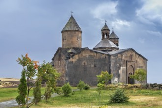 Saghmosavank is a 13th-century Armenian monastic complex located in the village of Saghmosavan in