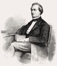 Louis Bernard Bonjean, 1804, 1871, a French jurist, Senator under Napoleon III