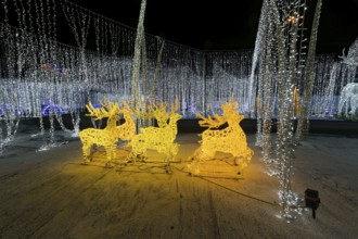 Illumi light show event, 25 million lights, winter wonderland, Laval, Province of Quebec, Canada,