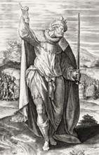 Jehoiakim, Jehoikim or Jojakim, the eighteenth king of Judah from 609 to 598 BC, according to the