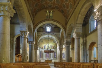 Basilica of Saint-Martin d'Ainay is a Romanesque church in the historic centre of Lyon, France,