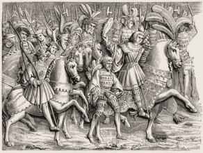 The Field of the Cloth of Gold, summit meeting between King Henry VIII of England and King Francis