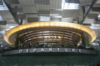 18.04.2019, Singapore, Republic of Singapore, Asia, A view into the departure hall of Terminal 3 at