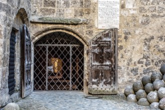 Burghausen, Germany, August 10, 2022, Inside iconic Burghausen castle in Bavaria, the longest
