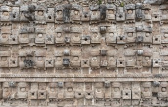 The ruins of the ancient Mayan city of Kabah, Yucatan, Mexico, Central America