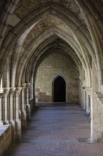 Monastery of Santa María la Real de Iranzu, cloister, 12th, 14th century, Camino de Santiago,
