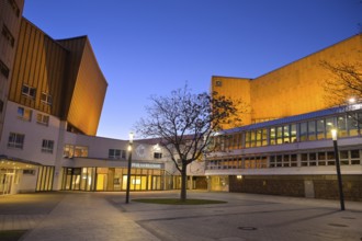 Chamber Music Hall (left) and Philharmonie, Kulturforum, Tiergarten, Mitte, Berlin, Germany, Europe