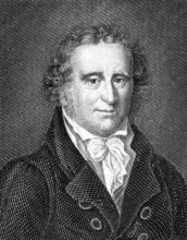 Friedrich Leopold zu Stolberg-Stolberg (1750-1819) on engraving from 1859. German poet. Engraved by