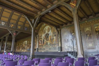 Kaisersaal, Kaiserpfalz, Goslar, Lower Saxony, Germany, Europe