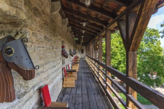 Walkway of Tallinn City Wall in Estonia