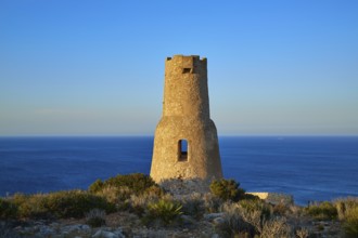 Torre del Gerro tower in Denia of Alicante Spain
