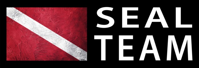 Seal Team Diver, Diver Down Flag, Scuba flag, Scuba Diving