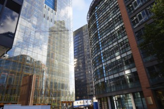 London financial district street Square Mile England UK
