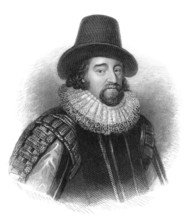 Francis Bacon oder Baron Baco of Verulam, 1561 - 1626, englischer Philosoph, Staatsmann und