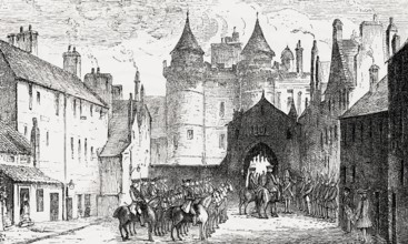 The Palace Gate, Palace of Holyroodhouse, Edinburgh, Scotland, 18th century