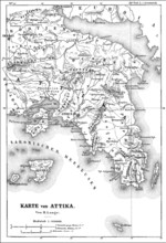 Attica, Attic peninsula, historical region, ancient Greece