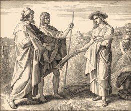 Ruth in Boaz's Field, Old Testament, by Julius Schnorr von Carolsfeld