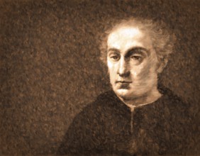 Christopher Columbus, 1451, 1506, Italian navigator, digitally edited