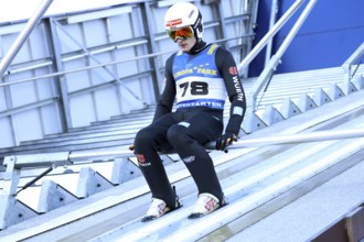 Otto Maus (WSV Isny / SKIF) at the DSV Youth Cup / German Cup Ski Jumping Hinterzarten 2024,