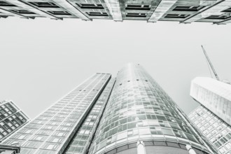 Moderner Wolkenkratzer in Frankfurt am Main, Deutschland