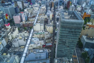 Sendai skyline (from AER Lookout). Shooting Location: Sendai, Miyagi Prefecture