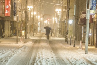 Image of the city snow. Shooting Location: Yokohama-city kanagawa prefecture