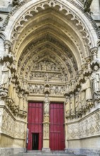 Amiens Cathedral is a Roman Catholic cathedral. The cathedral was built between 1220 and c.1270 and